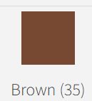 Open Ended Zip 60cm Brown