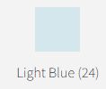 Invisible Zip 55cm Light Blue