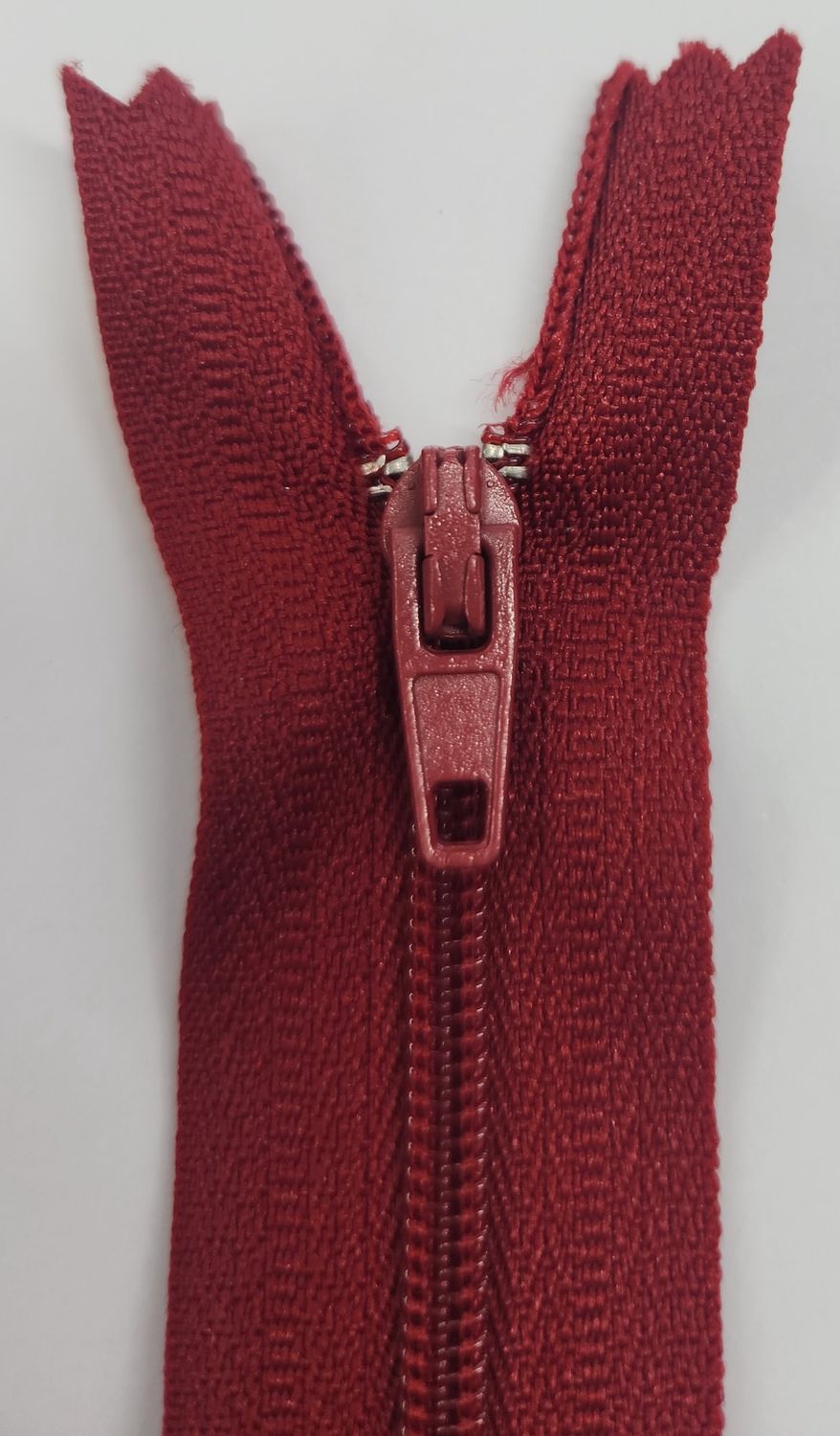 Dress Zip 45cm Dark Red