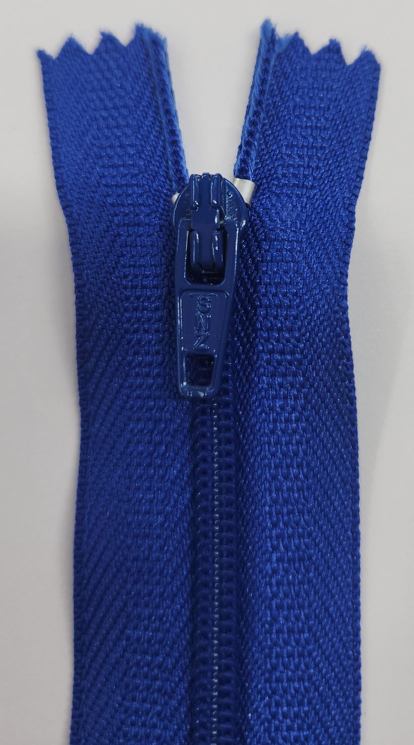 Nylon Zip 50cm Royal Blue