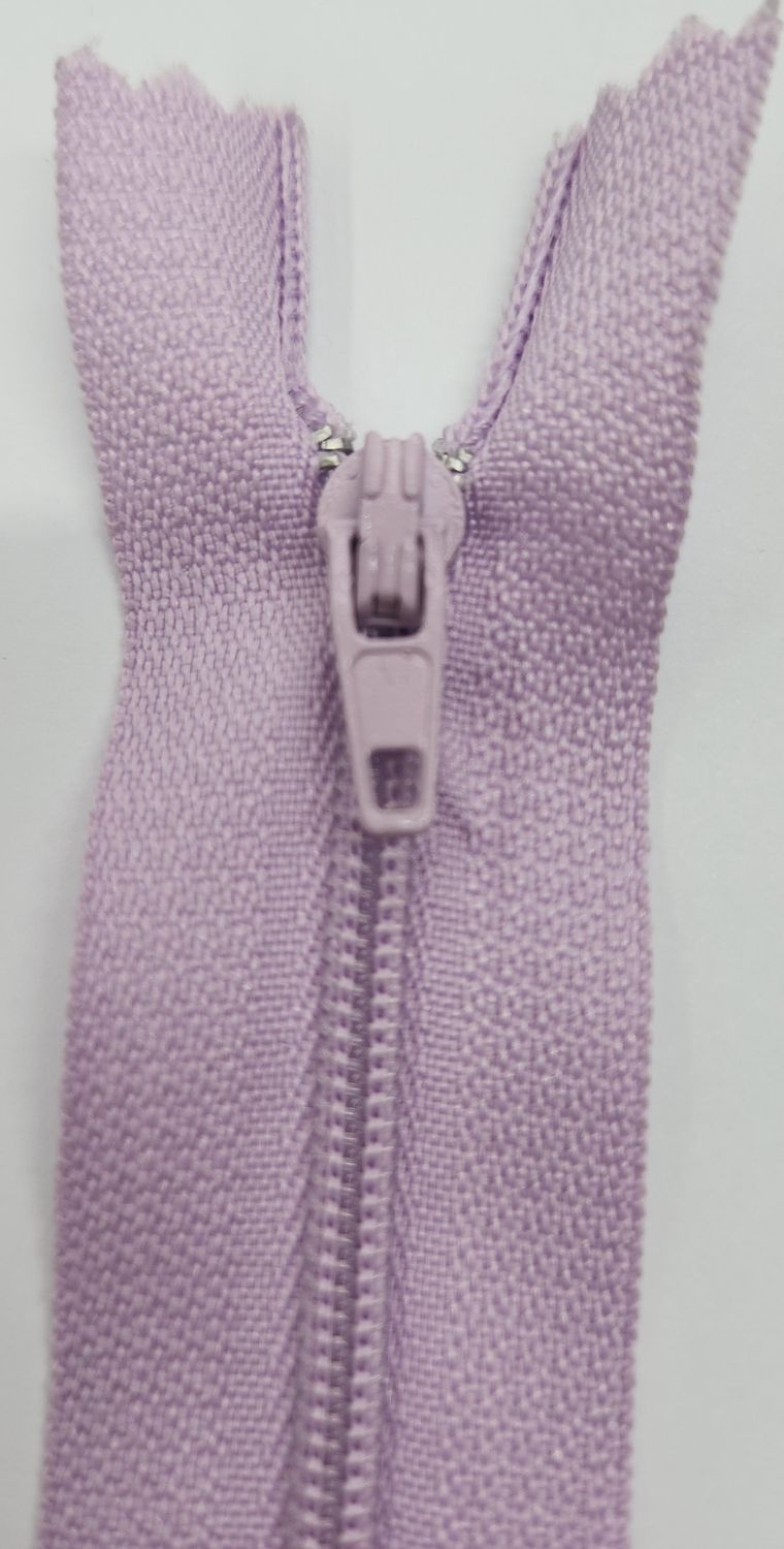 Dress Zip - Lilac 40cm