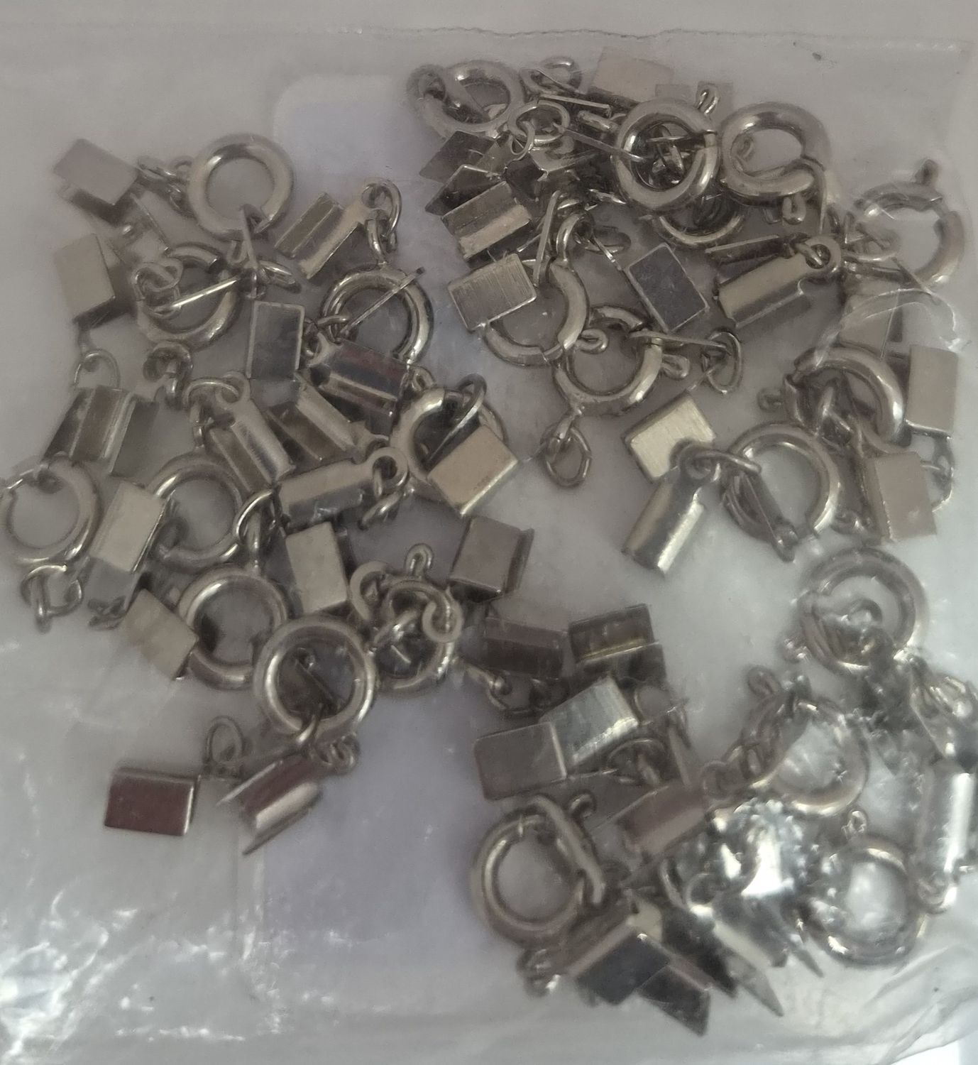 Stainless Steep Claw Clasps with End Caps (Each)