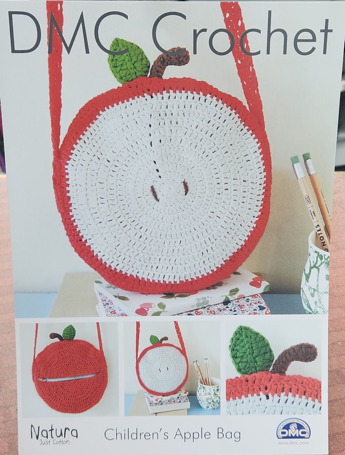 DMC Crochet Pattern - Apple Bag