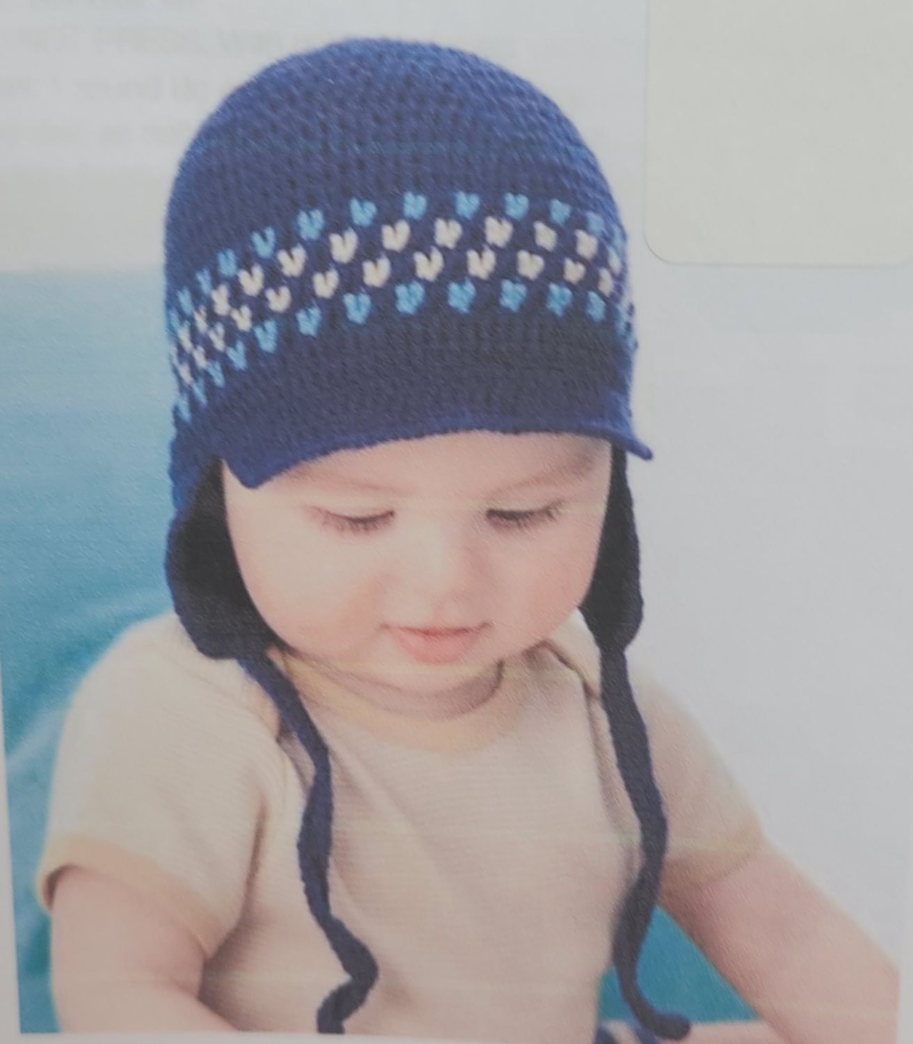 Crochet Infant Cap with Earflaps