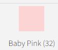 Dress Zip 18cm Baby Pink