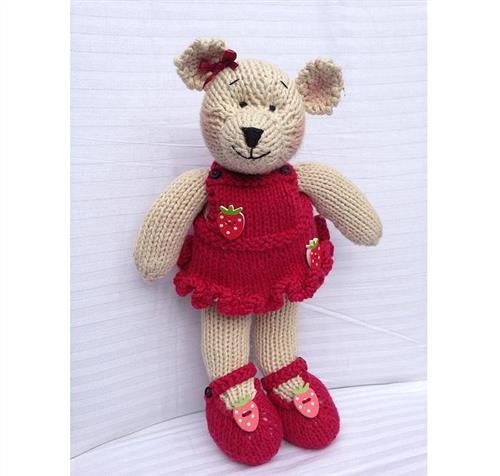 Berry Bear Knitted Pattern