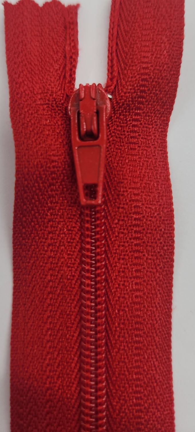 Dress Zip Red 40cm (new)