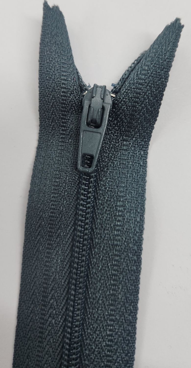 Dress Zip 45cm Charcoal