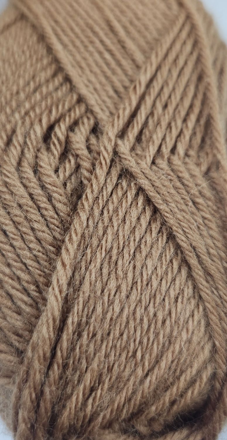 Windsor 100% Pure Wool 8ply Shade 101 Bronze Brown
