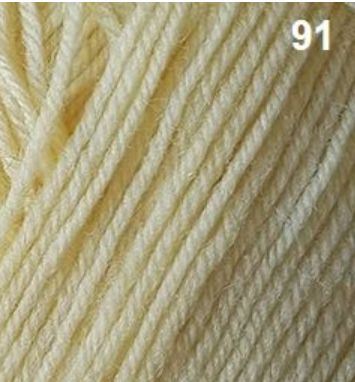 Lullaby 4ply 100% Merino Baby Wool Shade 91 Lemon