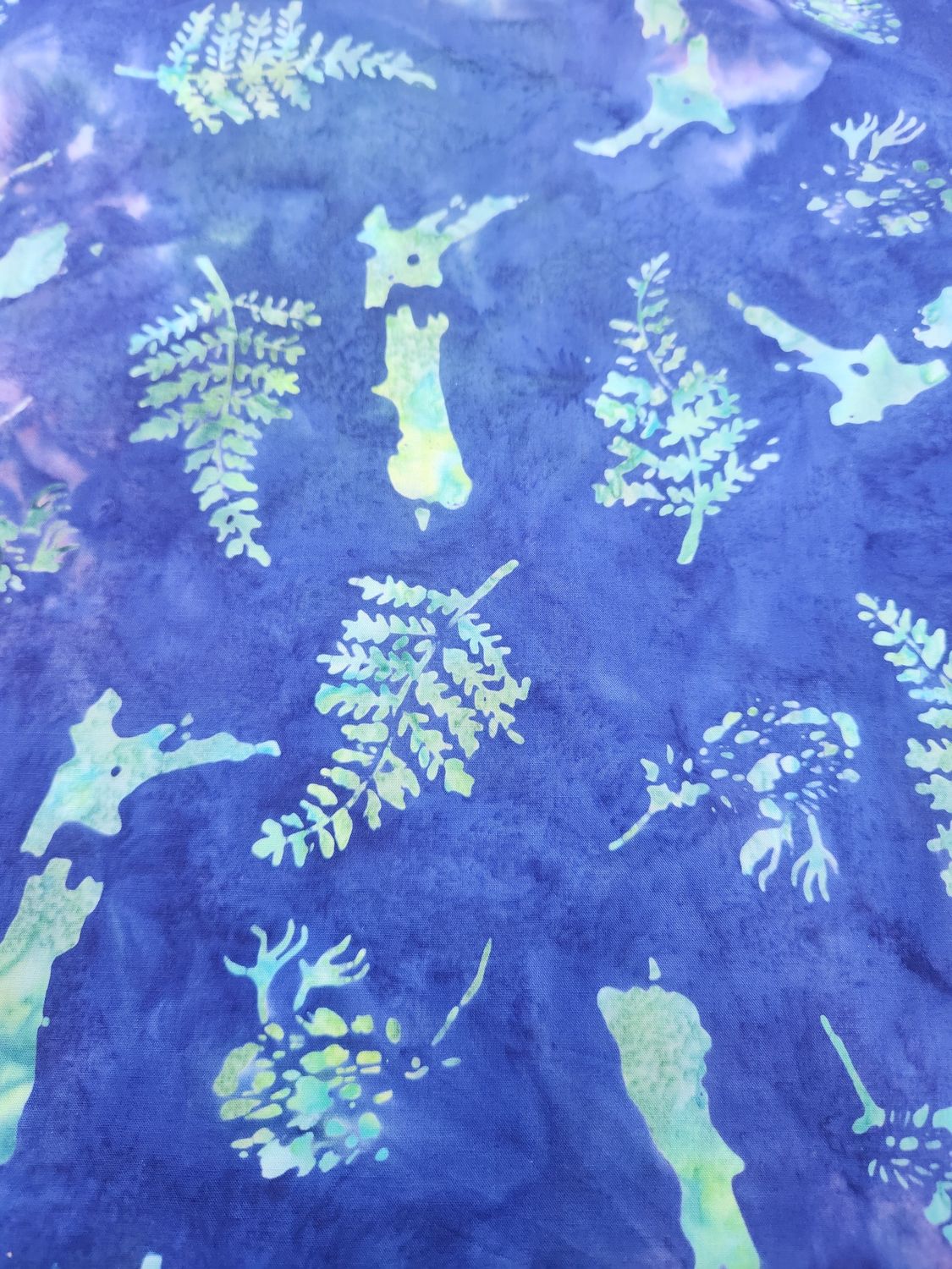 NZ Kiwiana NZ Map and Fern Genes Orchard Fabric Per Metre $32.50