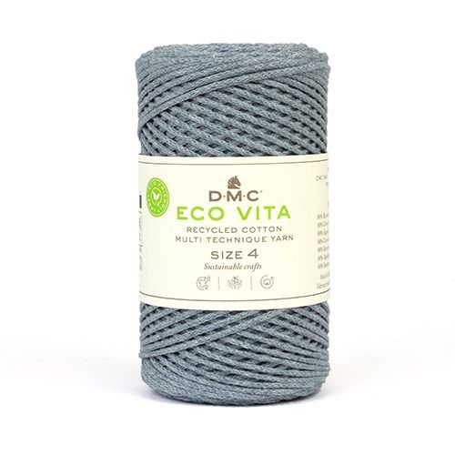 DMC Nova Vita Macrame Size 4mm Cotton Colour 07 Light Blue Denim