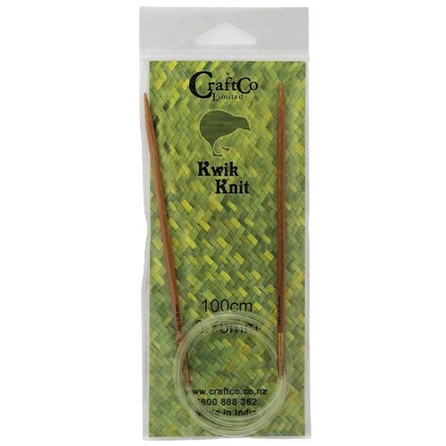 Kwik Knit Fixed Circular Needle 100cm Long - 6.00mm