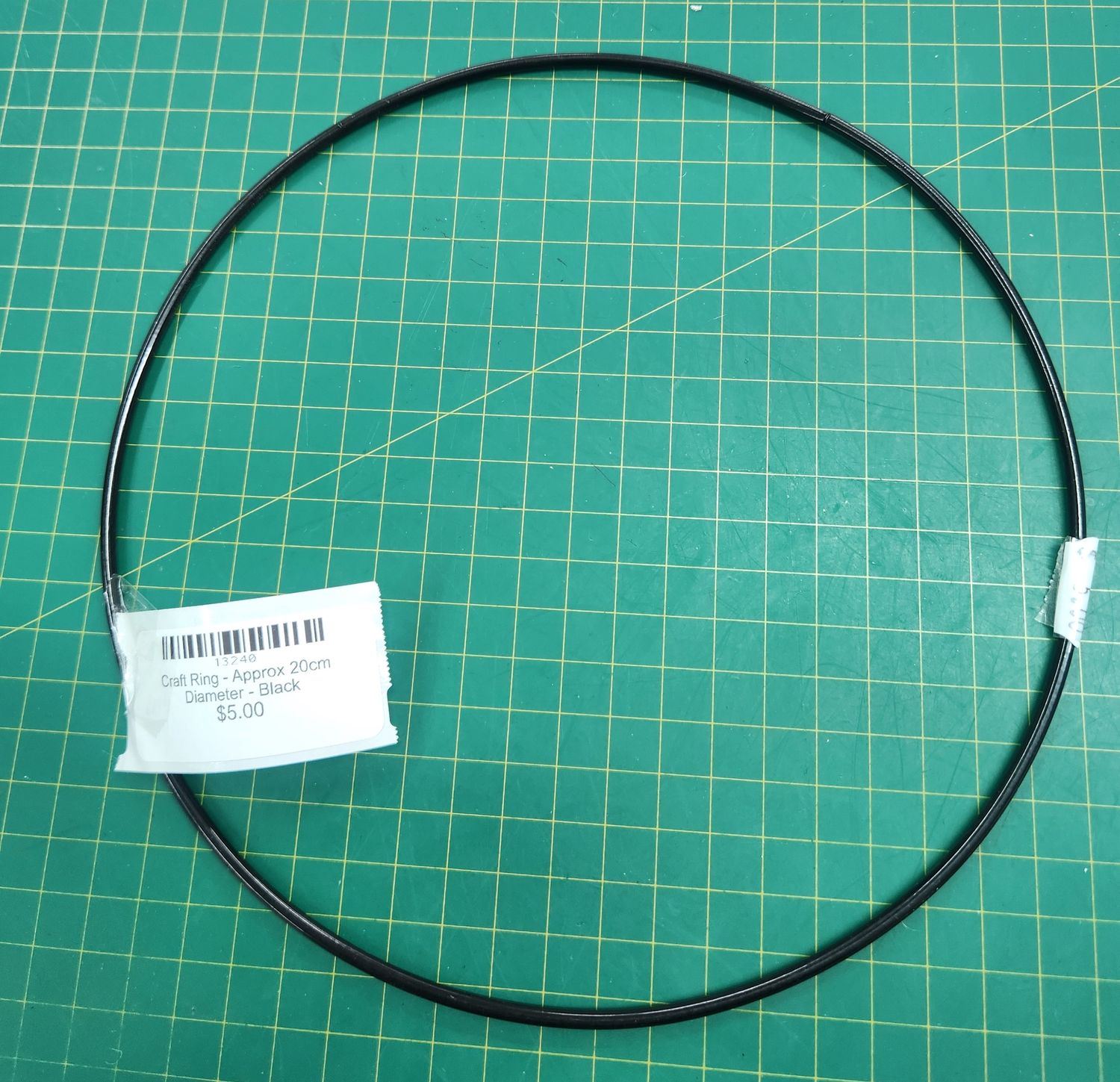 Craft Ring - Approx 20cm Diameter - Black