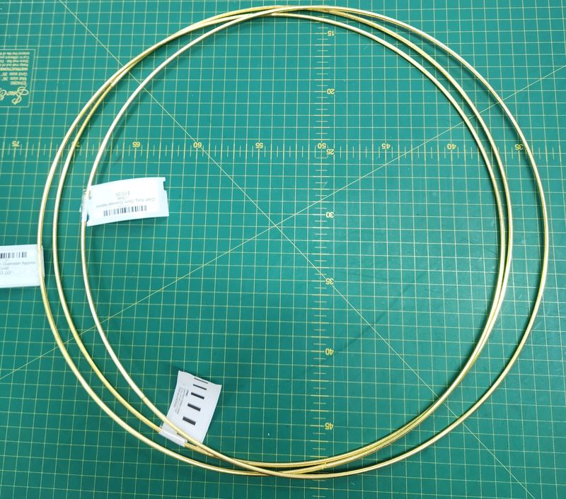 Craft Ring 35cm Diameter Approx - Gold