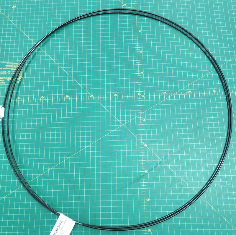 Craft Ring 45cm Diameter Approx - Black