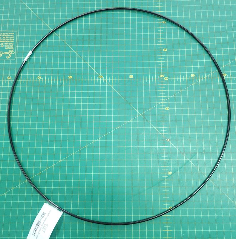 Craft Ring 35cm Diameter Approx - Black