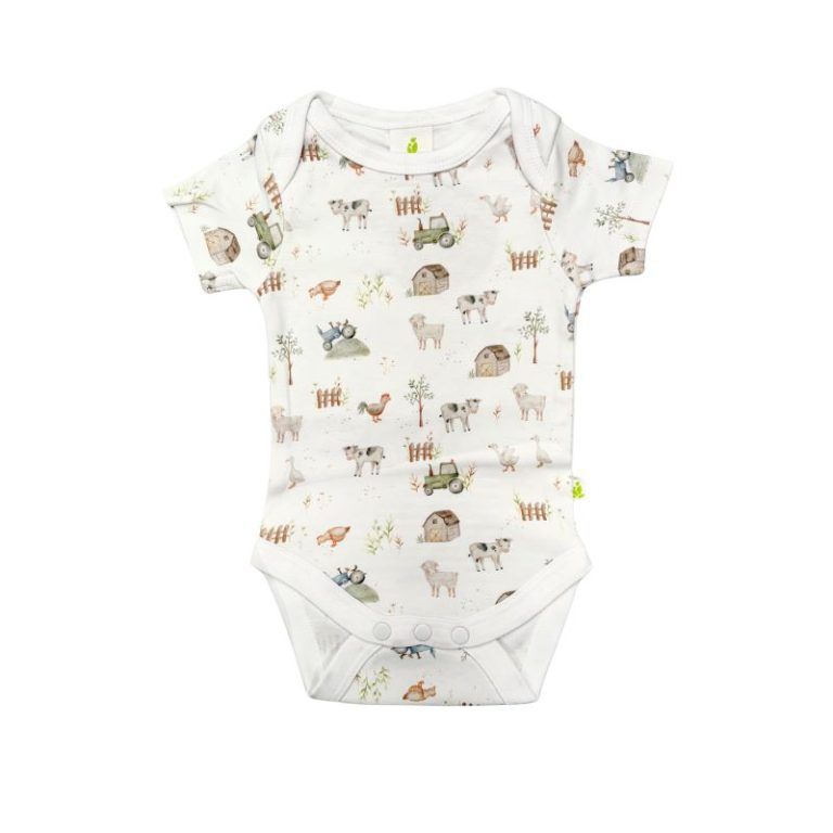 Farm Muster Short Sleeve Bodysuit - 6 to 9 months