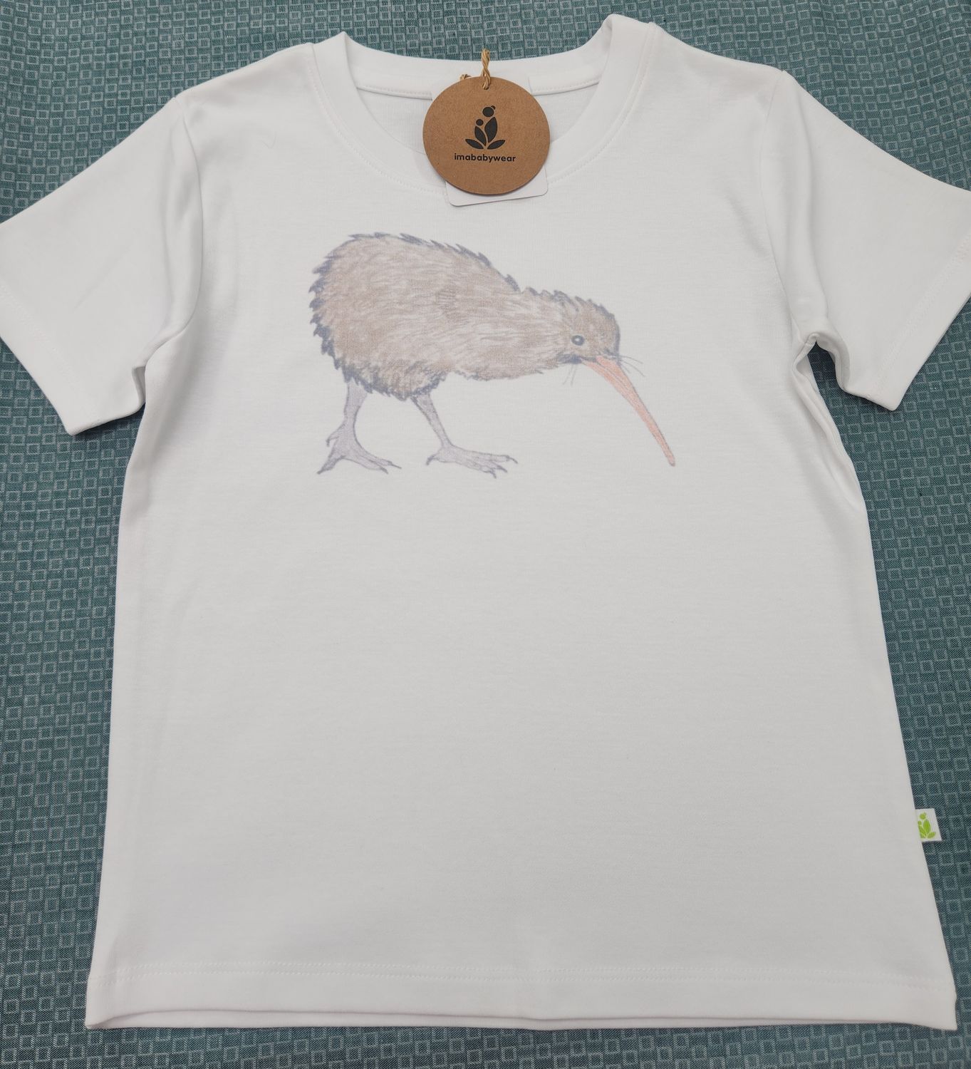 imababywear Short Sleeve T Shirt - Kerry Kiwi 4 to 5 years