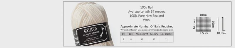 Crucci Natural Wonder 18ply - Shade Silver 36