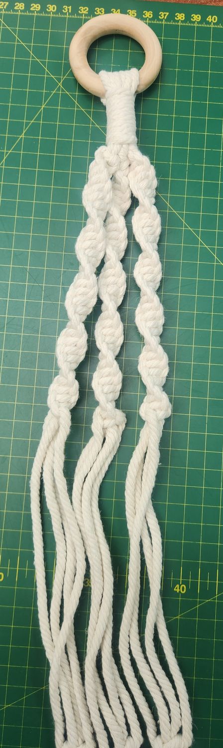 Macrame Plant Hanger - 80cm long Handmade