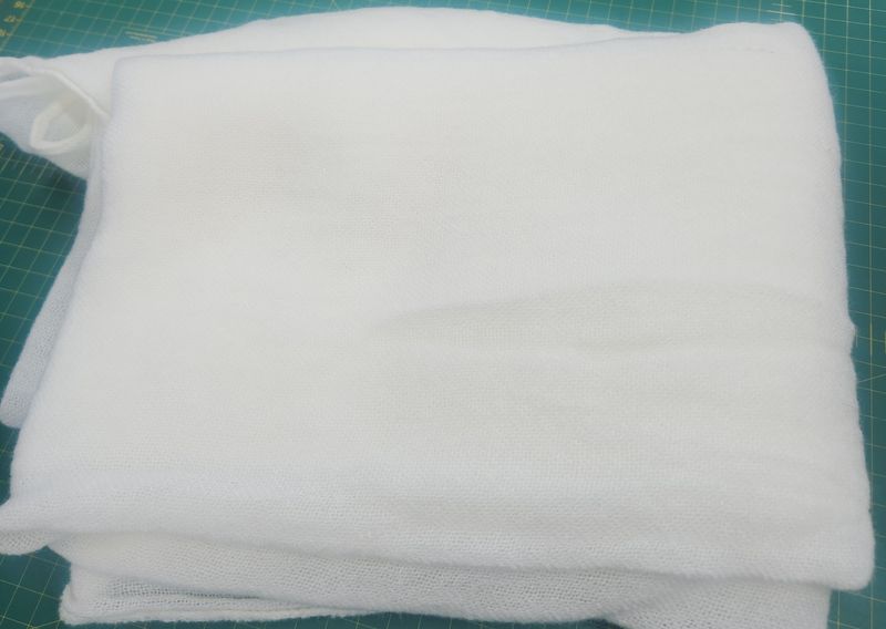 Warm Plain Soft Scarf - Feels like Wool - Cream