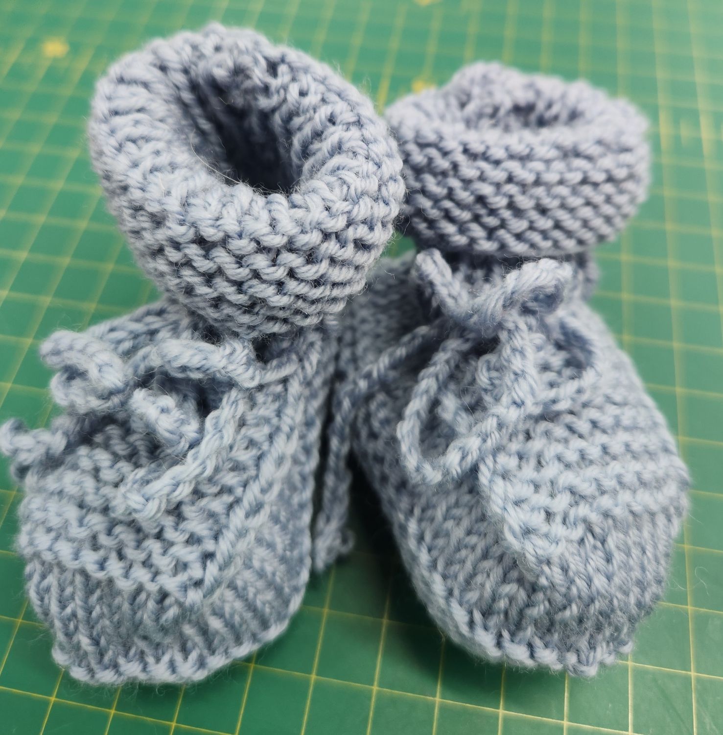 Bootees - Newborn to 3 months Size - Denim Colour