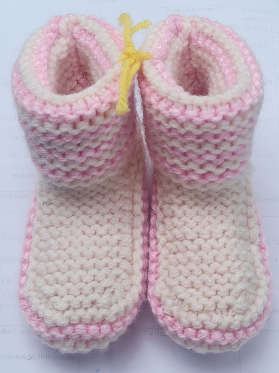 Childrens House Slipper Boots - Peach/Pink