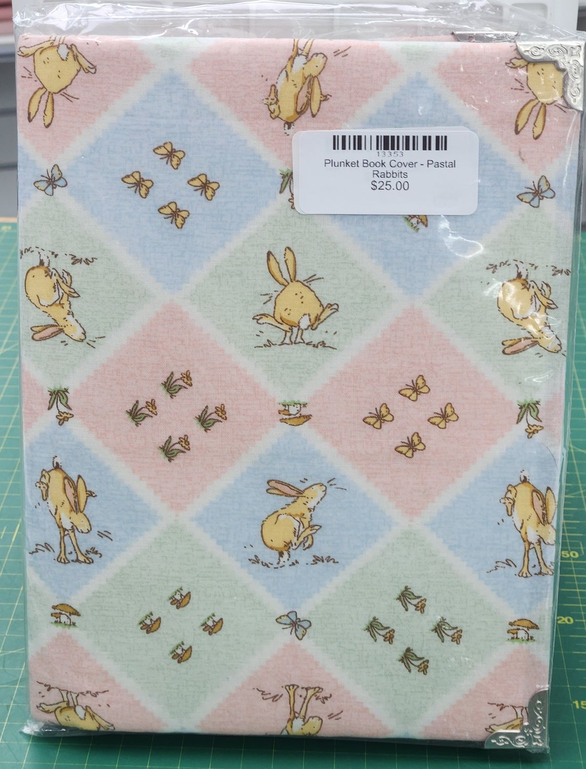 Plunket Book Cover - Pastal Rabbits