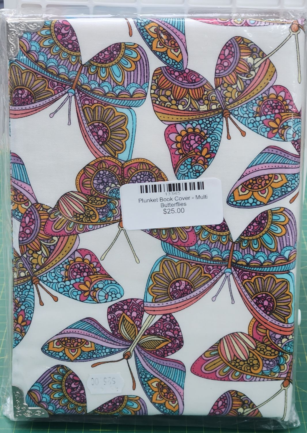 Plunket Book Cover - Multi Butterflies