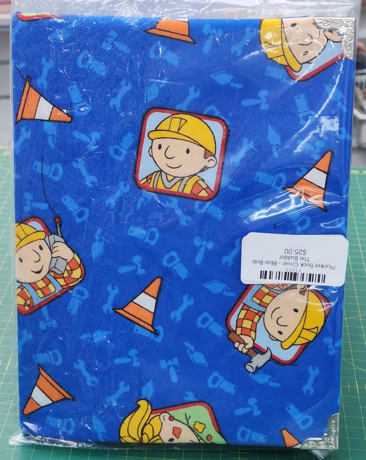 Plunket Book Cover - Blue Bob The Builder