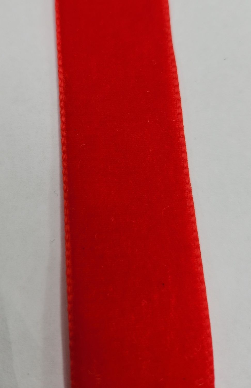 Red Velvet Ribbon 22mm Width, Price per metre