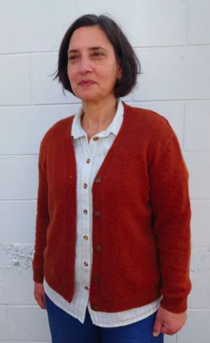 CW 4ply Sock Yarn Womens Cardigan Size 86-117cm
