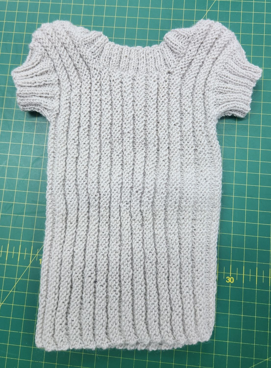 Baby Singlet 100% Baby Merino - 0-3month size - Colour Taupe