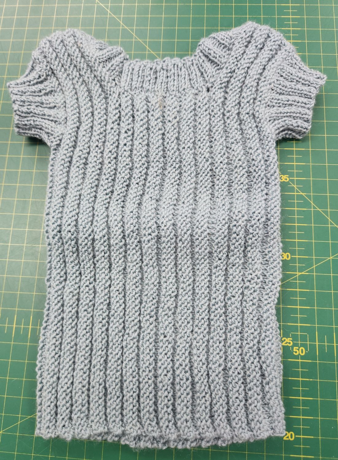 Baby Singlet 100% Baby Merino 0-3Month Size - Colour Light Green