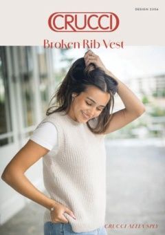 Crucci Pattern 2306 Broken Rib Vest - Intermediate