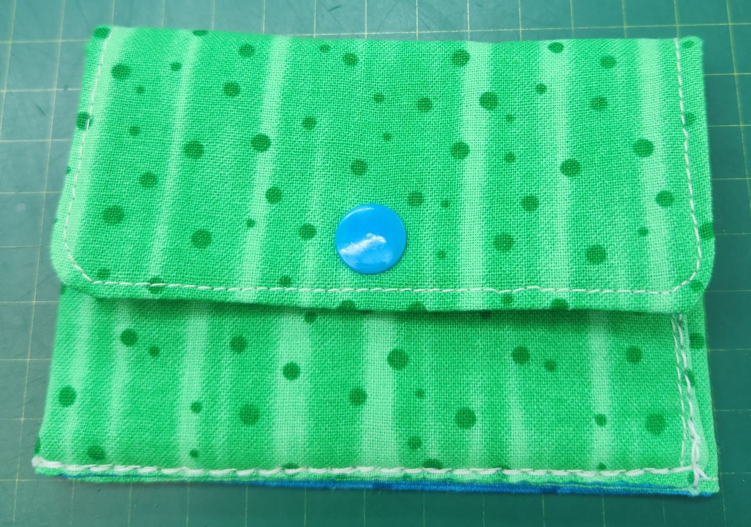 Card Holder - Green &amp; Blue
