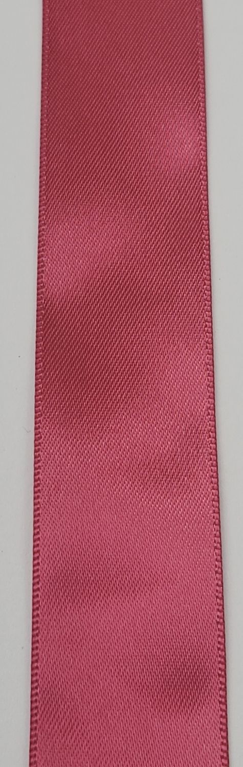 Double sided satin ribbon, priced per meter, 25mm wide