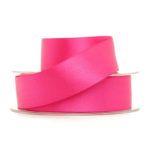 (old) Cerise Double Faced Satin Ribbon 3mm Width, Price per metre