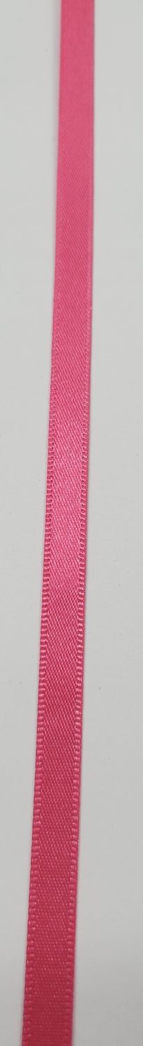Double Faced Satin 7mm wide, Col 140 Dark Pink, Price per meter