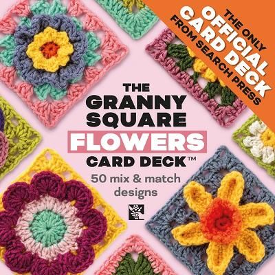 The Granny Square Flowers Card Deck 50 Mix &amp; Match Designs