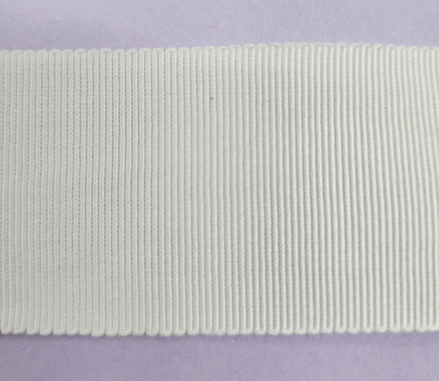 Off-White Grosgrain Ribbon 40mm Width, Price per metre