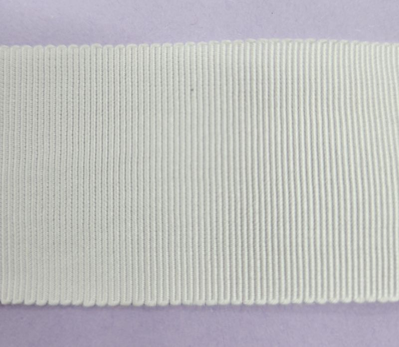 Off-White Grosgrain Ribbon 40mm Width, Price per metre