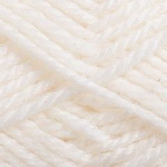 Woolly Red Hut 8ply 100% Pure NZ Wool 50g Colour Shade 1 White