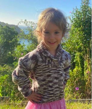 CW P399 Pattern - Roll Neck Jumper 8ply - 0-4 Yrs