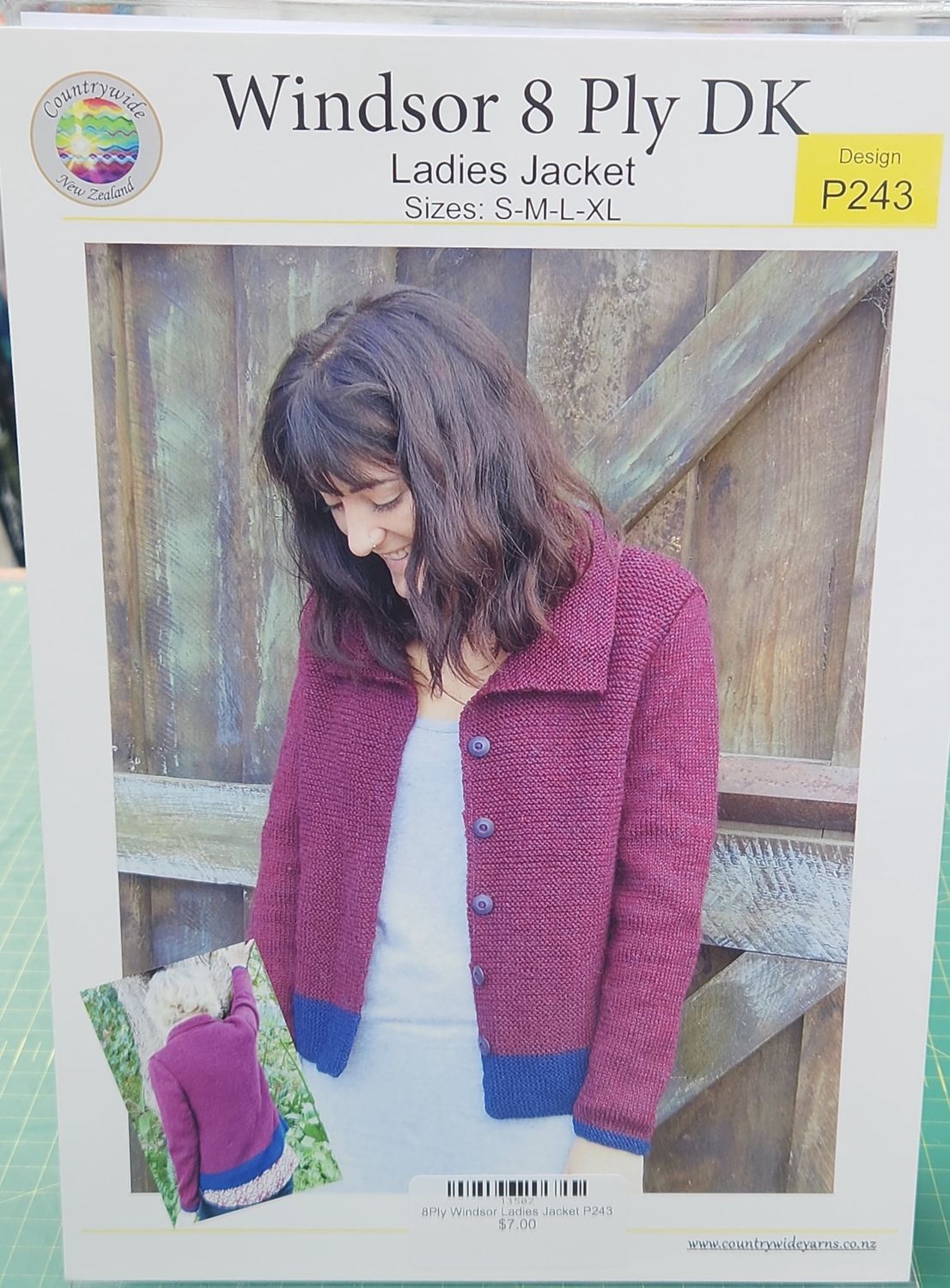 CW Pattern - 8Ply Windsor Ladies Jacket P243