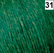 Purrino 8ply 20% NZ Brushtail Possum 80% Fine Merino Col 31 Forest