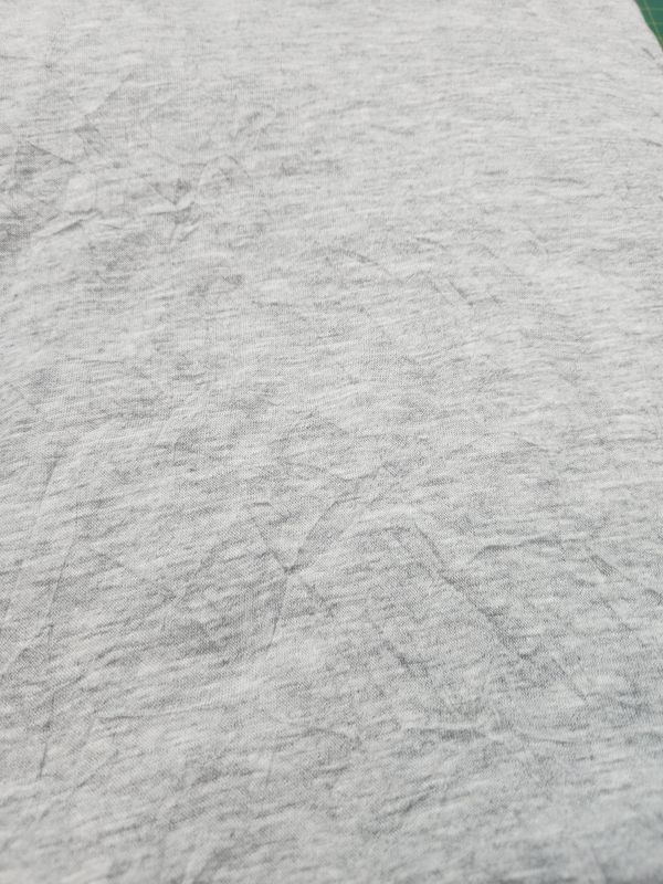 Light Grey Crinkle Cotton Knit Width 160cm Length 2mtrs