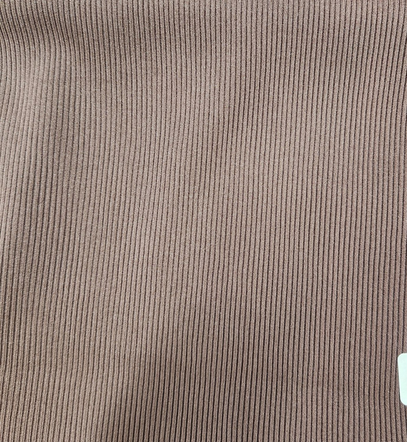 Chocolate Brown Ribbing