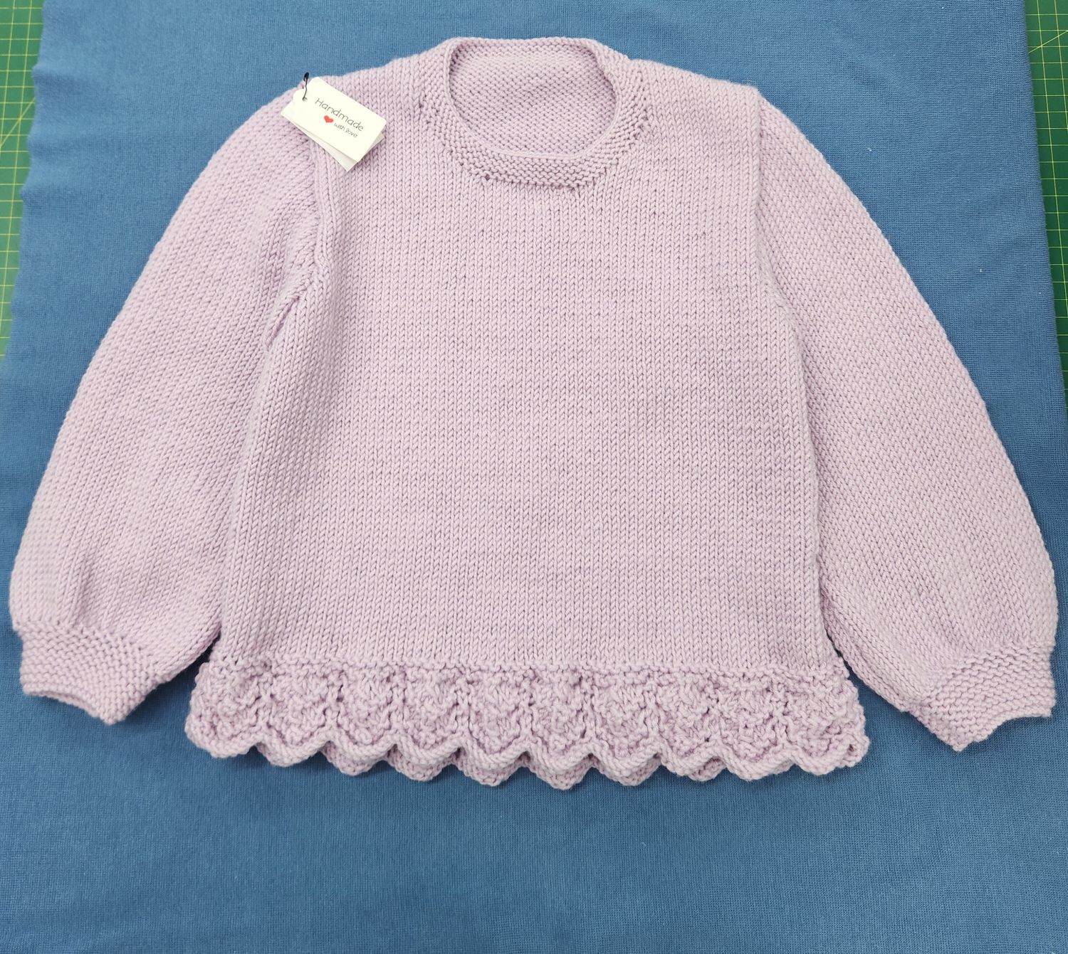 Purple Merino Wool Cardigan size 18mnths to 2 1/2 yrs